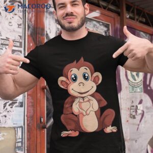 monkey lover girls boys kids shirt tshirt 1