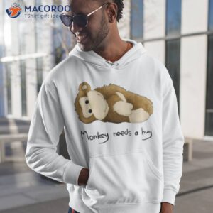 monkey needs a hug black mirror shirt hoodie 1