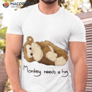 monkey needs a hug black mirror shirt tshirt