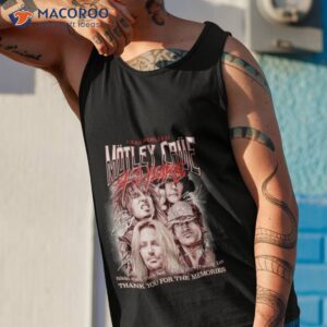 motley crue signature nikki sixx vince neil mick mars tommy lee thank you for the memories shirt tank top 1