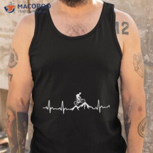 mountain bike heartbeat funny mtb dirt bike shirt unisex t shirt tank top