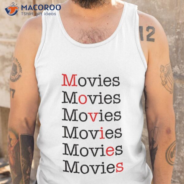 Movies Movies Movies (white) Relaxed Fit T-Shirt