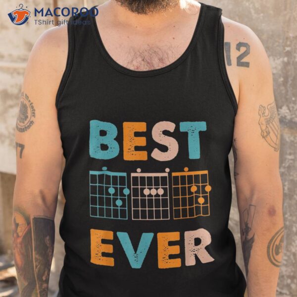 Musician Guitarist Best Dad Ever Father’s Day Shirt