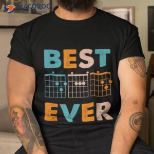 musician guitarist best dad ever father s day shirt tshirt