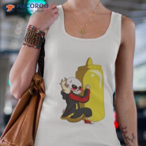 mustard fell sans undertale shirt tank top 4