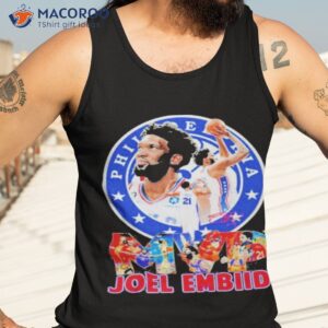 mvp joel embiid 21 philadelphia 76ers 2023 shirt tank top 3