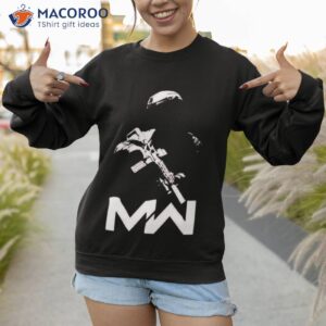 mw white logo call of duty shirt sweatshirt