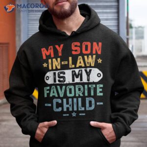 My Son In Law Is Favorite Child Funny Family Retro Mom Shirt