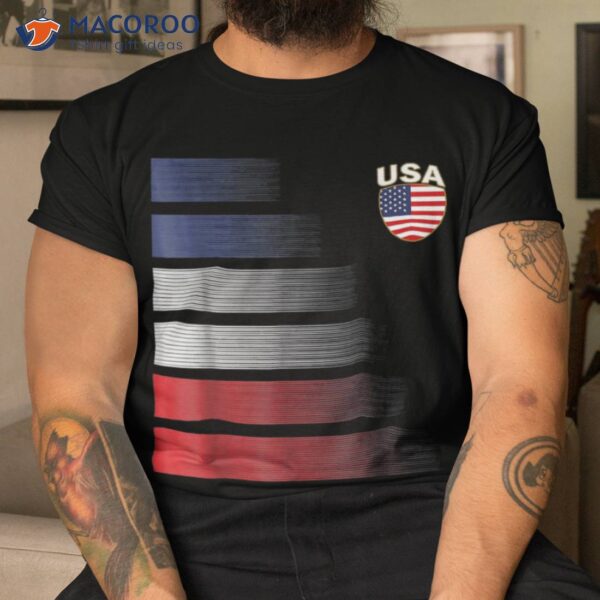 National America Flag American Soccer Usa Jersey Fan Team Shirt