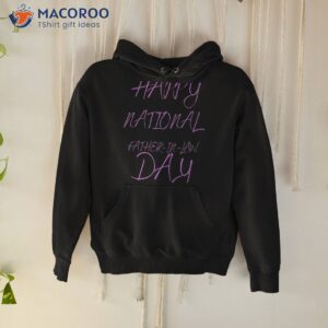 national father in law day unisex t shirt hoodie