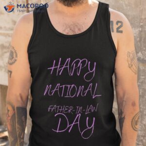 national father in law day unisex t shirt tank top