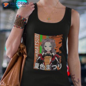natsuiro matsuri with jacket hololive shirt tank top 4