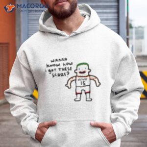 nba denver nugget nikola jokic joker wanna know how i got these scars shirt hoodie