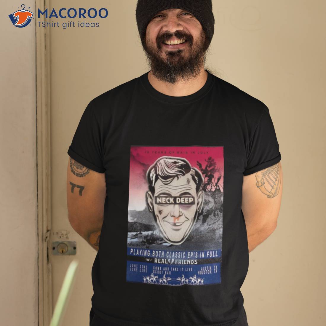 Neck Deep With Real Friends Texas Tour 2023 Shirt Neck Deep With Real Friends Texas Tour 2023 Shirt