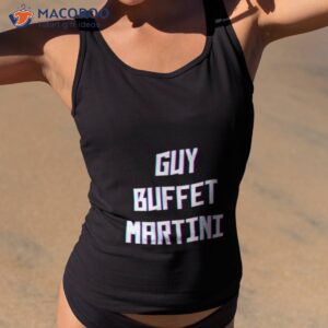 Neon Text Guy Buffet Martini Shirt