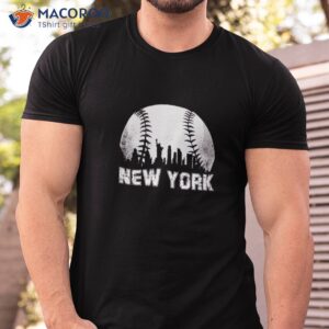 New York City Skyline Baseball Lover Shirt