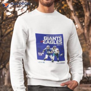 new york giants vs philadelphia eagles for christmas day in 2023 nfl schedule release shirt sweatshirt