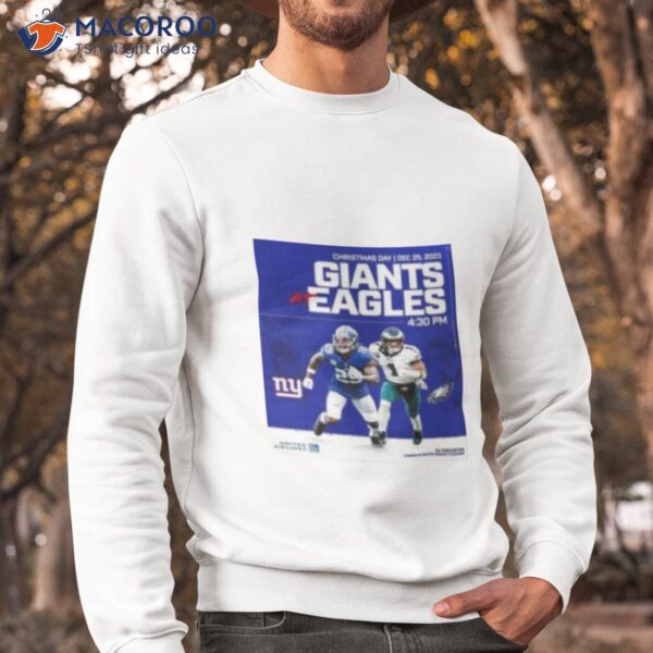New York Giants Vs Philadelphia Eagles For Christmas Day In 2023 Nfl Schedule Release Shirt