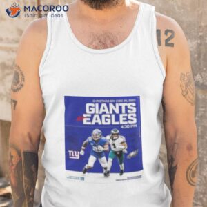 new york giants vs philadelphia eagles for christmas day in 2023 nfl schedule release shirt tank top 1
