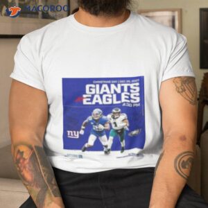 new york giants vs philadelphia eagles for christmas day in 2023 nfl schedule release shirt tshirt