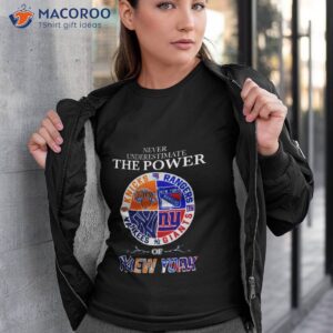 new york knick new york rangers new york giants and new york yankees never underestimate the power of new york 2023 shirt tshirt 3