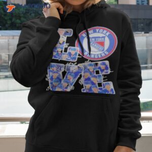 New York Rangers Players Love Fans 2023 Signatures Shirt