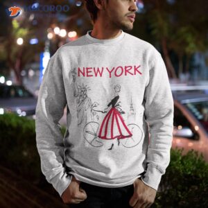 new york shirt woman bicycle 5 colors sweatshirt