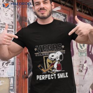 nhl vegas golden knights snoopy perfect smile the peanuts movie hockey shirt tshirt 1