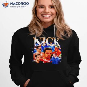 nick miller retro 90s shirt hoodie 1