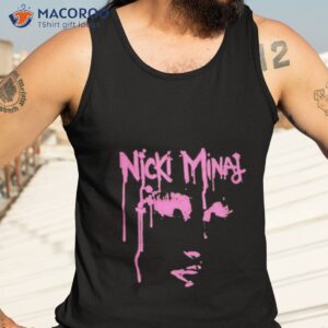 nicki minaj pink paint shirt tank top 3