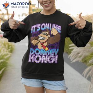 nintendo donkey kong it s on taunt graphic shirt sweatshirt