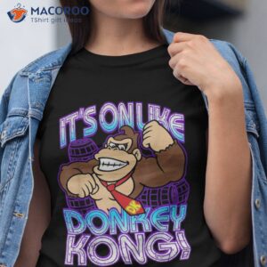 nintendo donkey kong it s on taunt graphic shirt tshirt