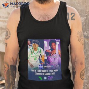 north texas transfer tylor perry has committed to kansas state shirt tank top