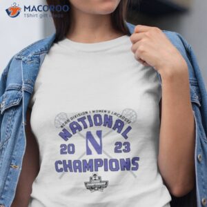 northwestern wildcats 2023 ncaa womens lacrosse national champions locker room shirt tshirt