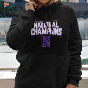 northwestern wildcats 2023 ncaa womens lacrosse national champions t shirt hoodie