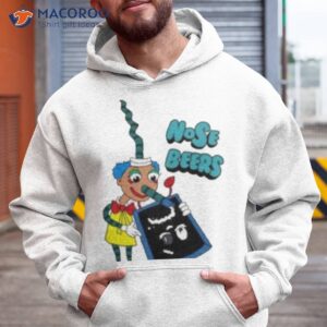 nose beers doing chalk shirt hoodie