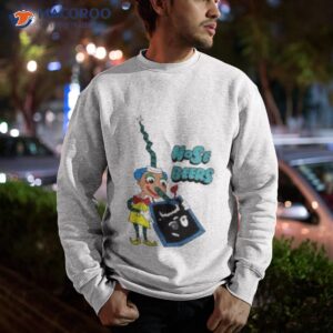 nose beers doing chalk shirt sweatshirt