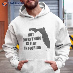 not everything is flat in florida shirt hoodie