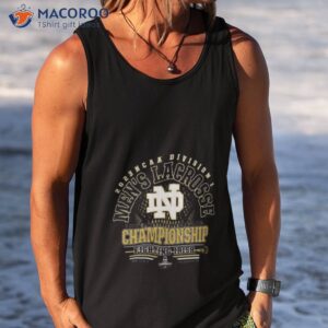 notre dame fighting irish 2023 ncaa division i mens lacrosse university of notre dame championship shirt tank top