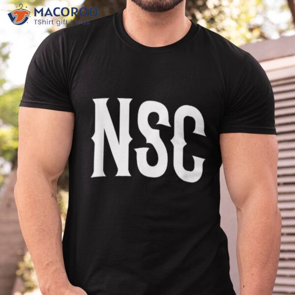 Nsc Arch Vintage Retro College Athletic Sports Shirt