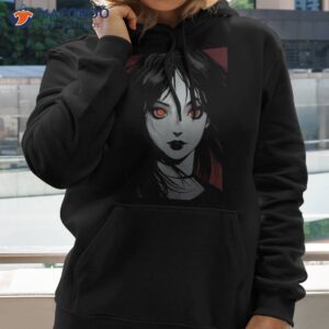 nu goth girl dark aesthetic gothic anime waifu emo shirt hoodie 2 1