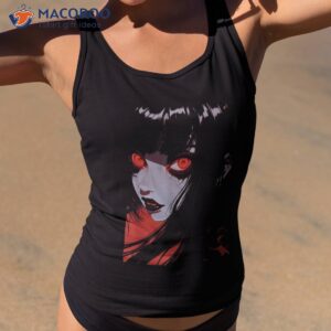 Nu Goth Girl Dark Aesthetic Gothic Anime Waifu Emo Shirt