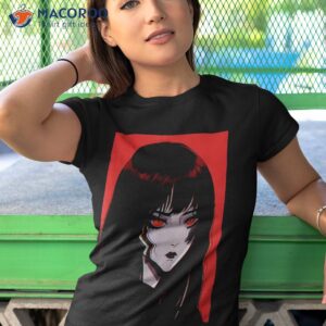 nu goth girl dark aesthetic gothic anime waifu emo shirt tshirt 1