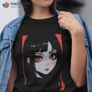 Nu Goth Girl Dark Aesthetic Gothic Anime Waifu Emo Shirt