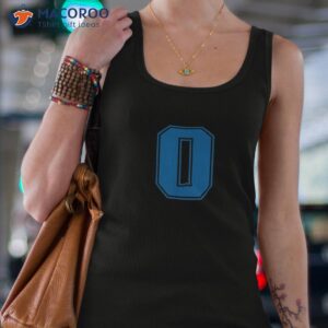 number 0 blue sports jersey lucky shirt tank top 4