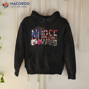 nurse american flag stethoscope pride 4th of july fireworks shirt hoodie