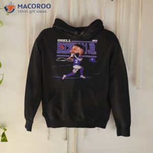 odell beckham jr baltimore cartoon signature t shirt hoodie