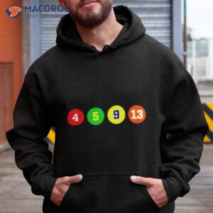 official 4 5 9 13 tee shirt hoodie