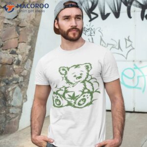 official cannabis stoner bear smoking bear t shirt tshirt 3