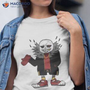 official drawing of sans underfell t shirt tshirt